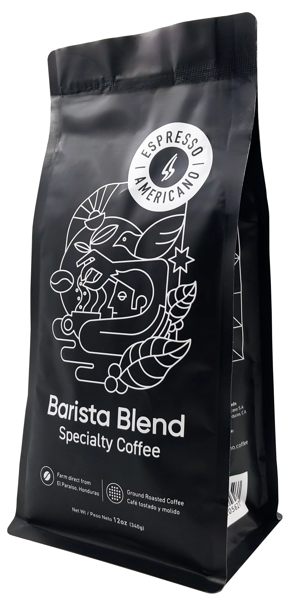 Bolsa real Espresso Americano Barista Blend