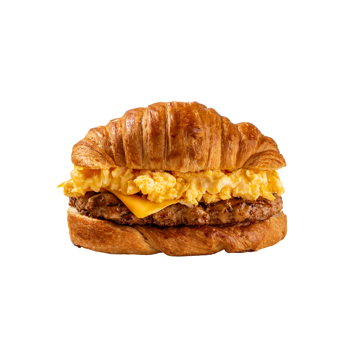 Croissant de Salchicha, Queso, Huevo