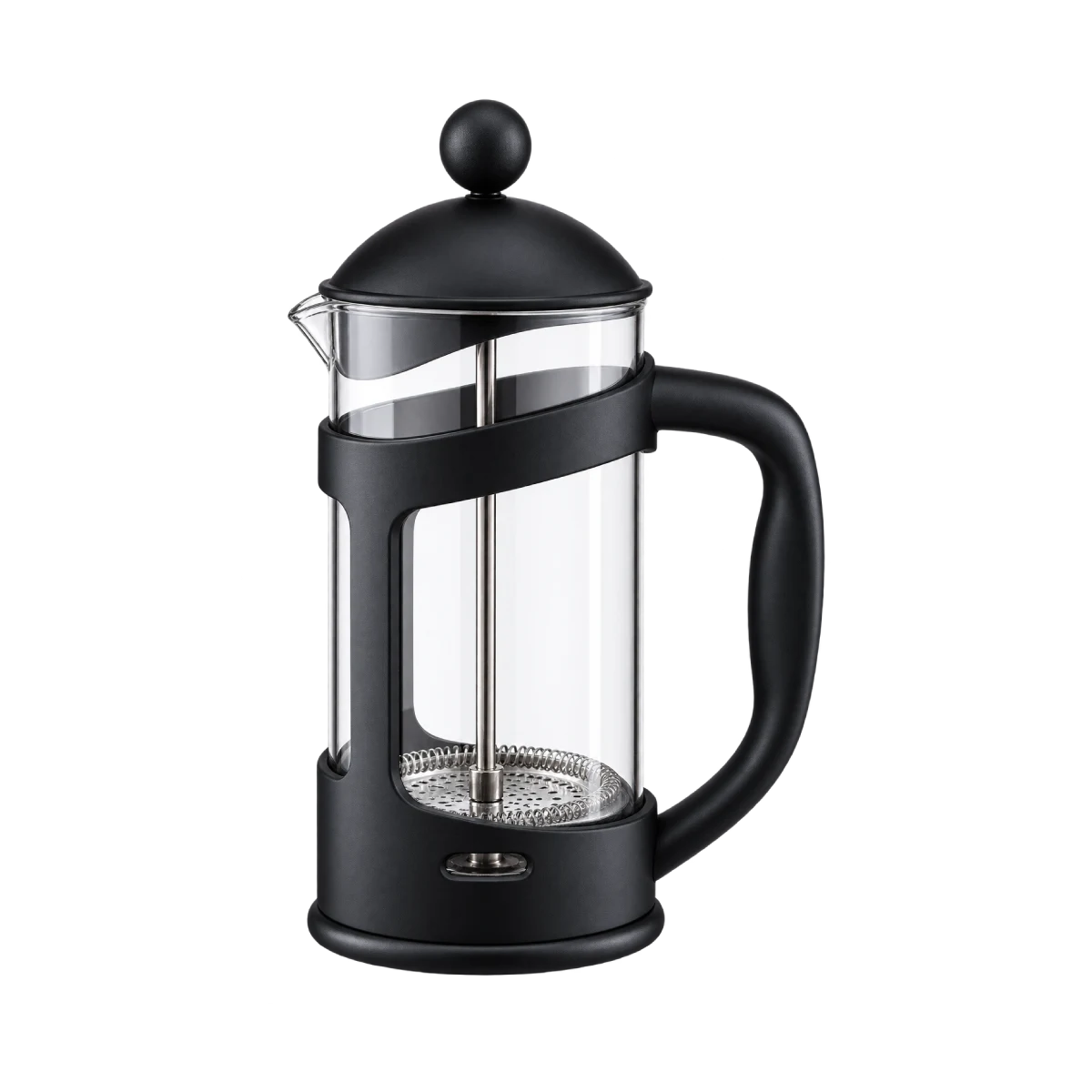 Prensa Francesa Negra con Vidrio 800 ML
