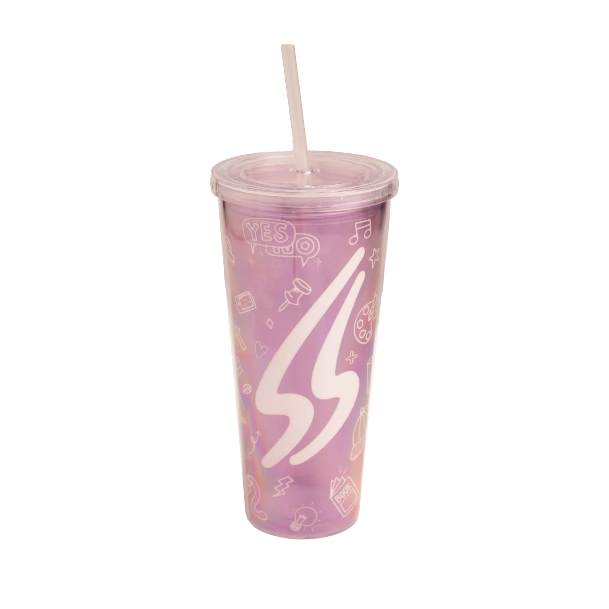 Vaso Plástico SS Rosa 710 ML